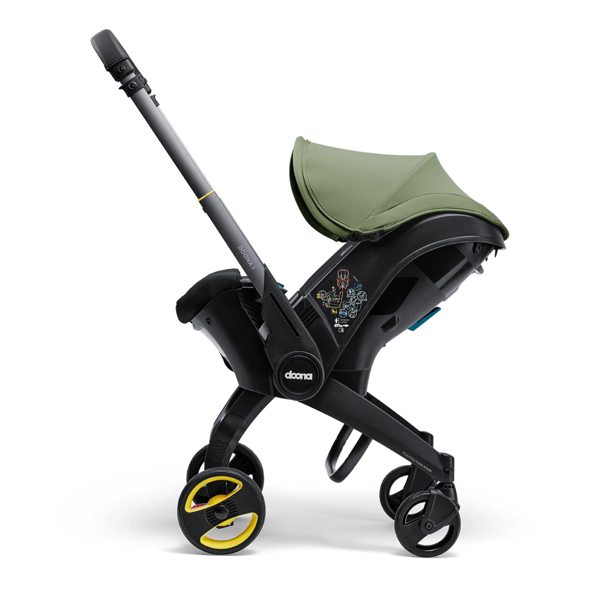 doona car seat and stroller combo Doona i Car Seat & Stroller Desert Green – Bambinosandbeyond