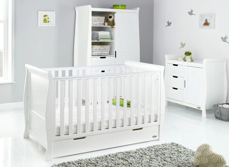 Obaby Stamford Classic 3 Piece Room Set - White
