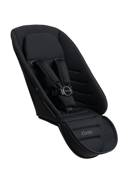 iCandy Peach 8 2nd Seat Fabric - Black