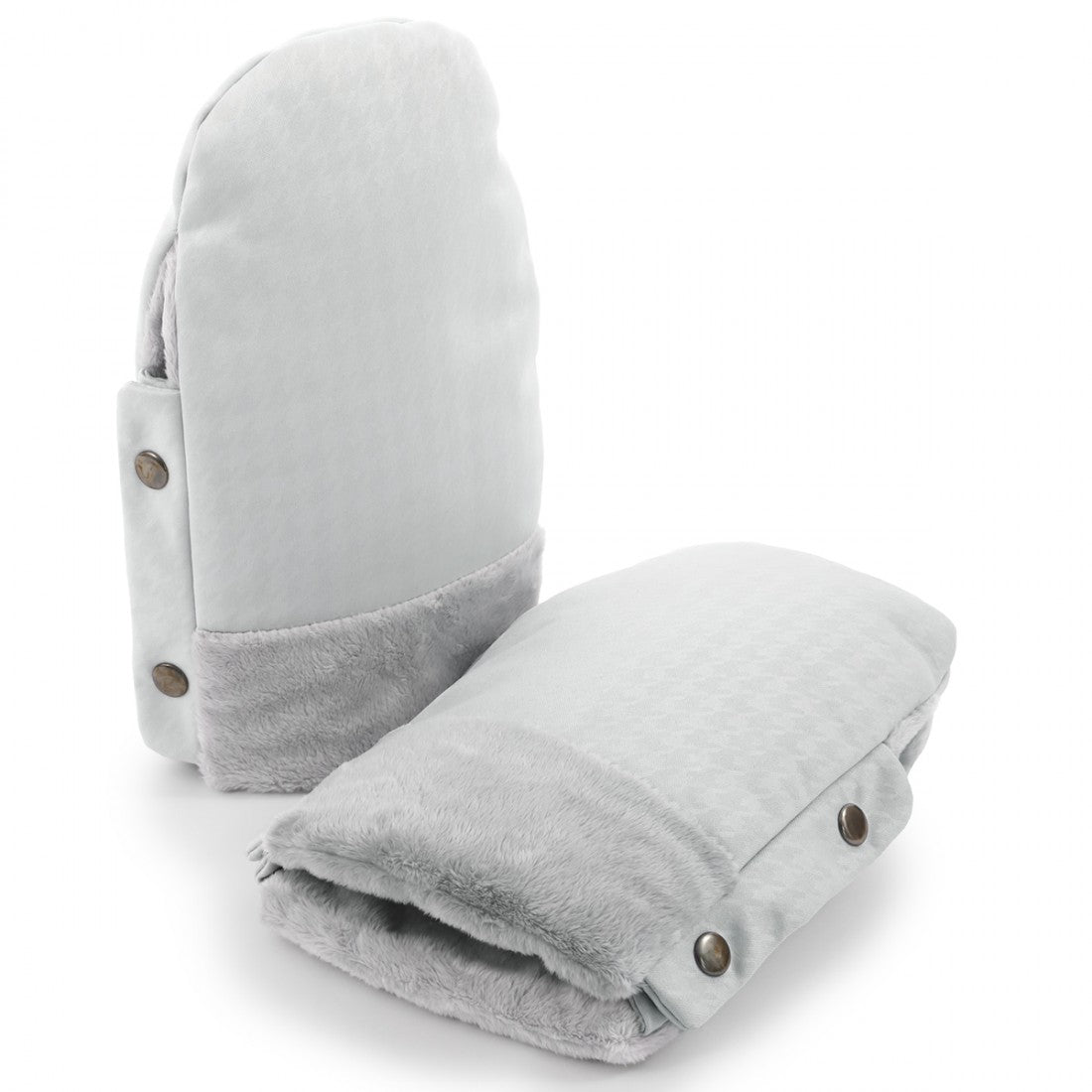egg3 Handmuffs - Houndstooth Silver