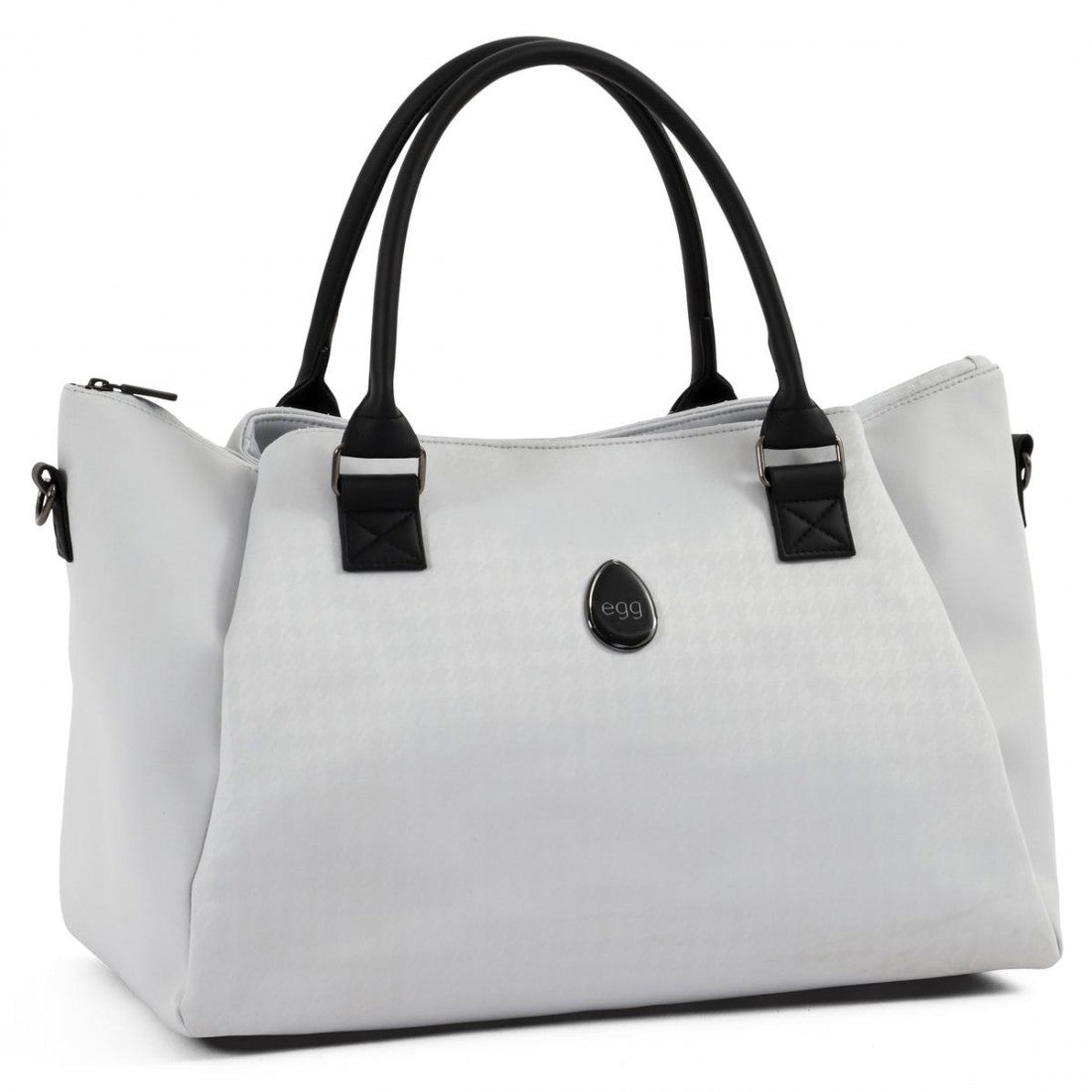 egg3 Overnight Bag - Houndstooth Silver