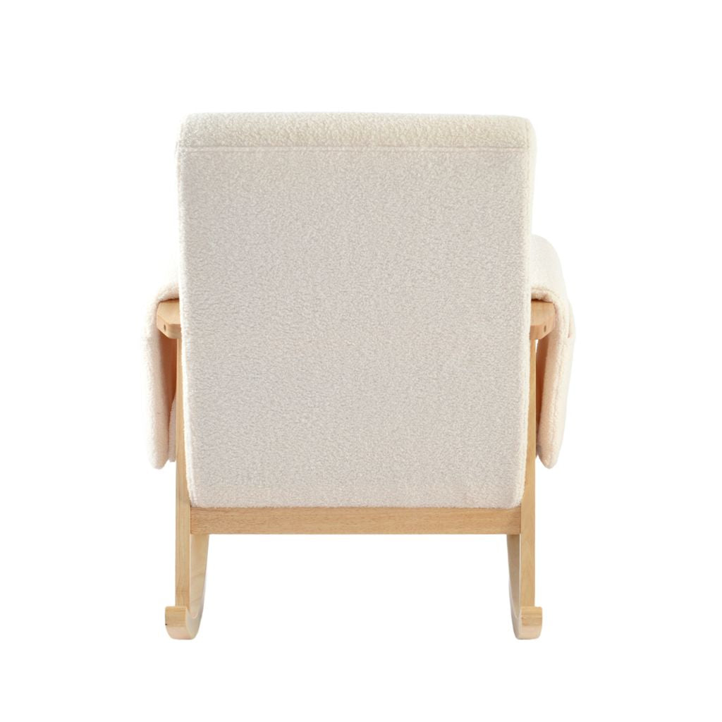 Bebe & Beyond Storyteller Nursing Chair – Off White Teddy Boucle