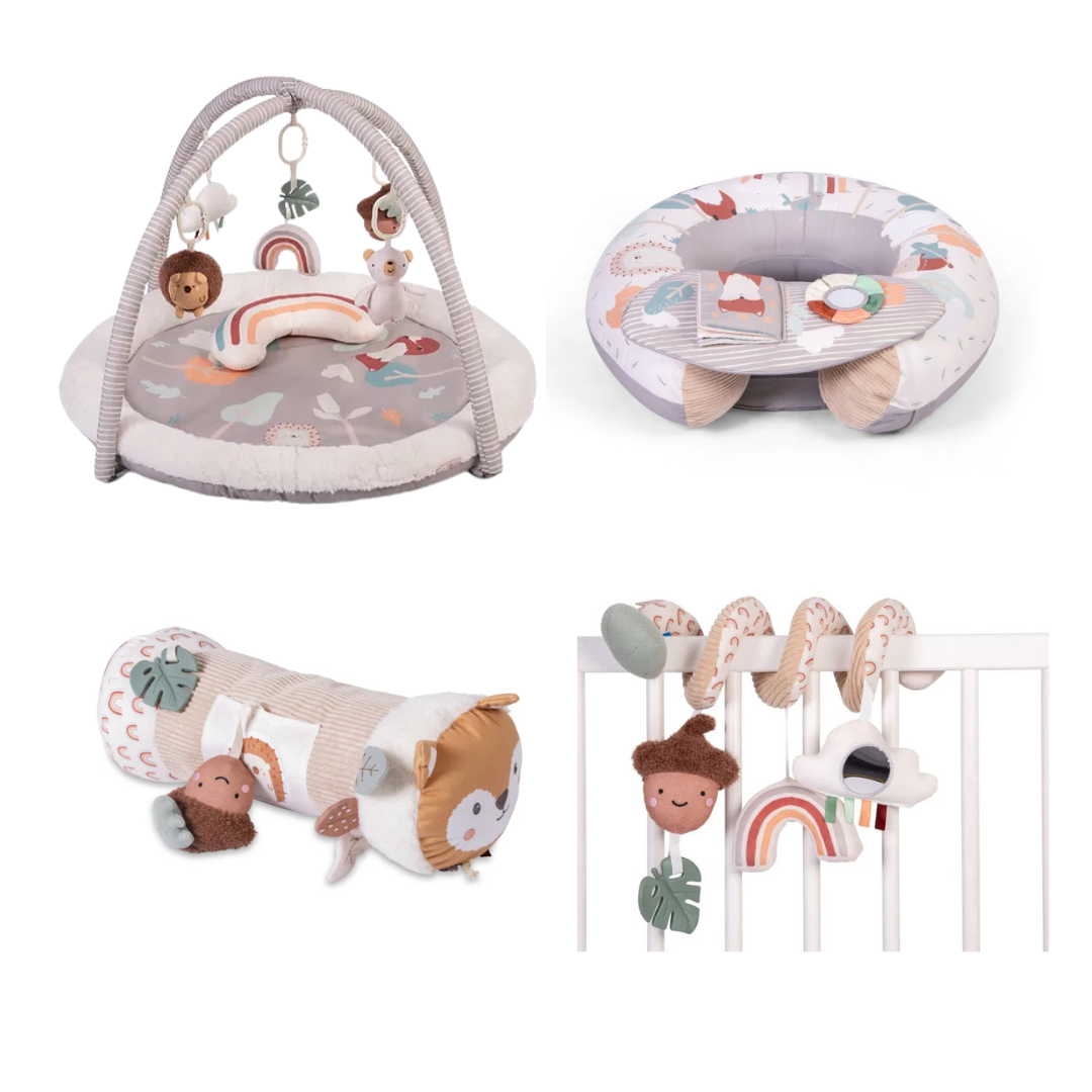 Redkite Play Gym, Spiraloo, Tummy Time Roll Sit Me Up Ring Play