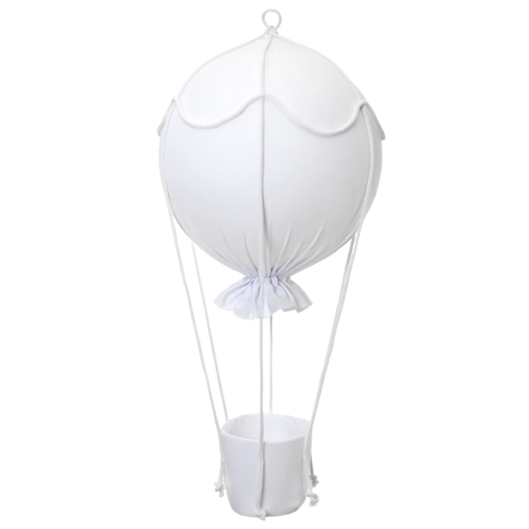 First Baby Decorative Hot Air Balloon Nursery Decoration - White