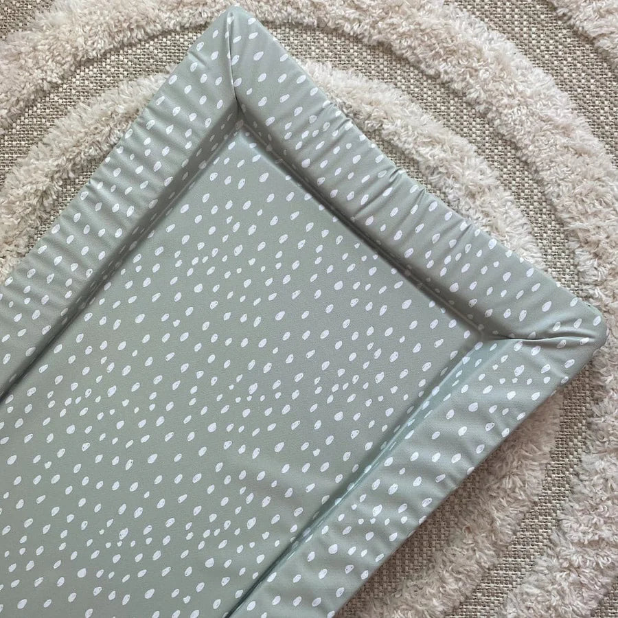 Bobbin & Bumble Standard Changing Mat - Sage Green Spots