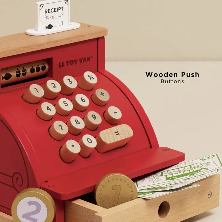 Le Toy Van Shop Till, Cash Register & Money