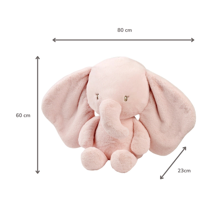 Nattou FanFan Maxi Cuddle Elephant – Pink (60cm)