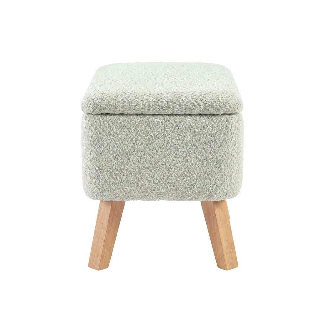 Bebe & Beyond Soother Nursing Chair + Stool – Boucle Collection Sage