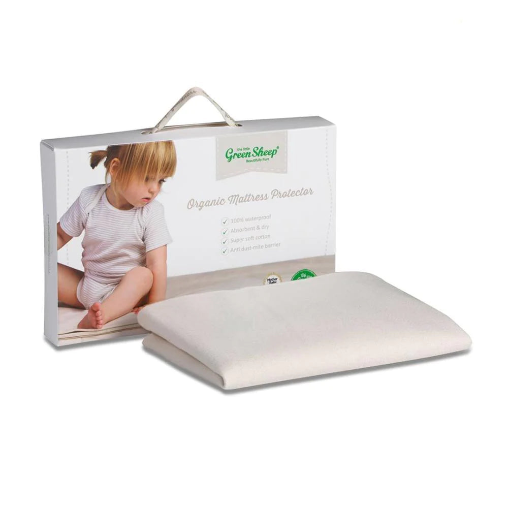 The Little Green Sheep Waterproof Chicco Next2Me Crib Mattress Protect Bambinosandbeyond