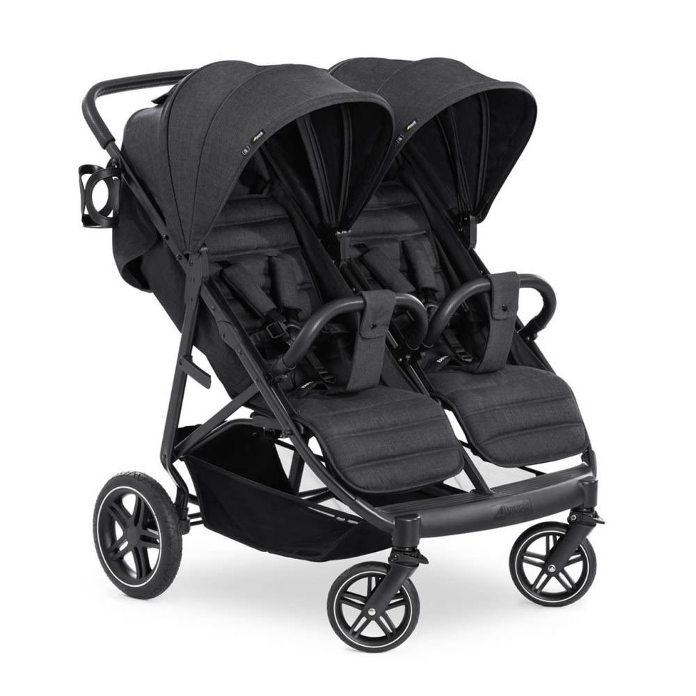 Hauck Uptown Duo Twin Pushchair Melange Black