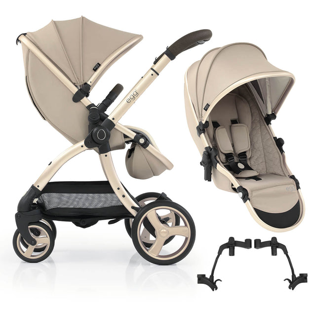 Egg tandem cheap double pram