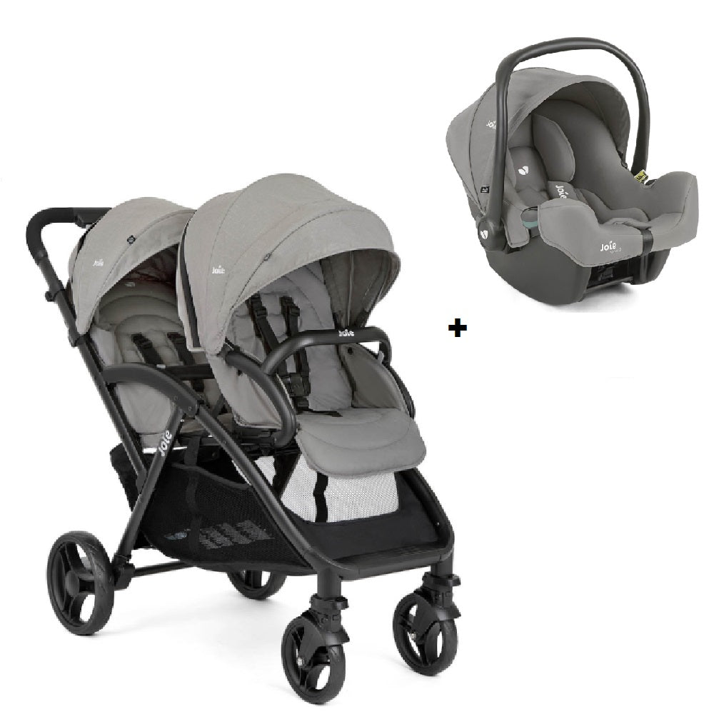 Mockingbird Double Stroller With Car Seat Double Stroller With Car