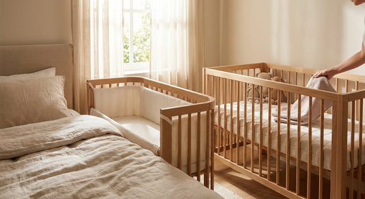How to transition your baby from a co-sleeper crib to a cot
