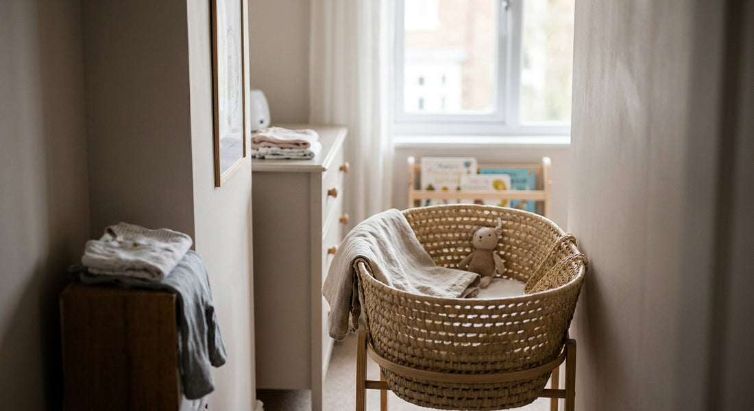 Moses baskets for newborns in small bedrooms