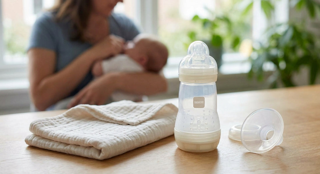 MAM bottles for combination feeding