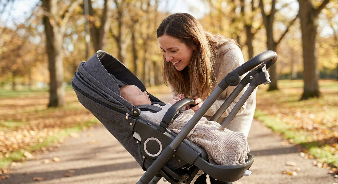 Parent-facing pushchairs for newborn bonding