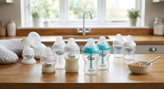 Tommee Tippee bottles for combination feeding