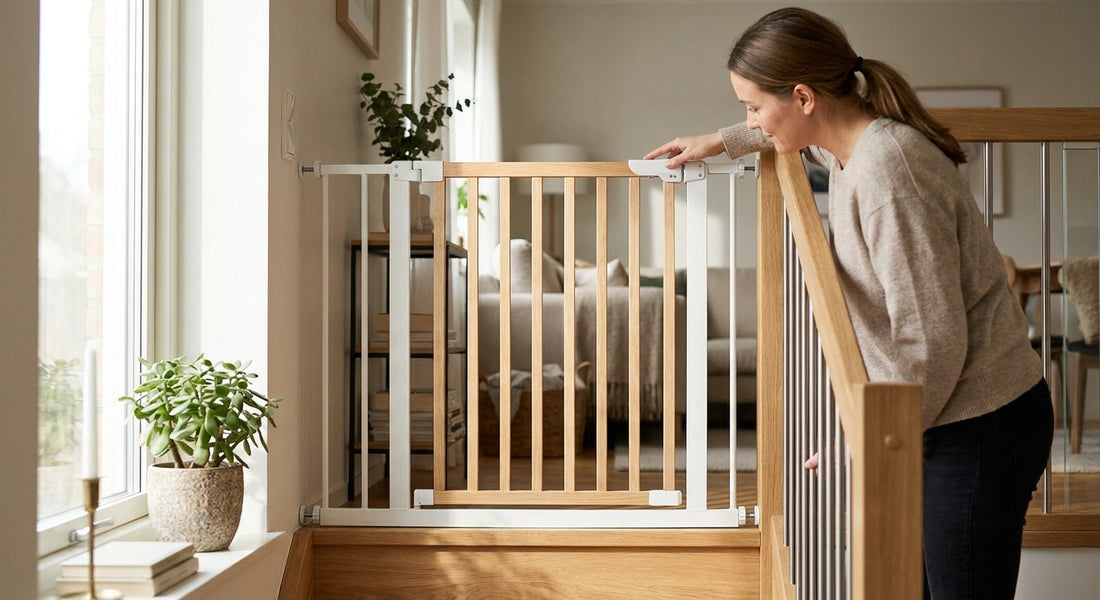 Stair gates for rental homes without drilling