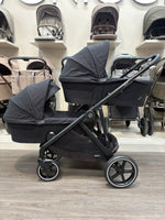 PRE LOVED Cybex Gazelle S Twin Bundle - Moon Black
