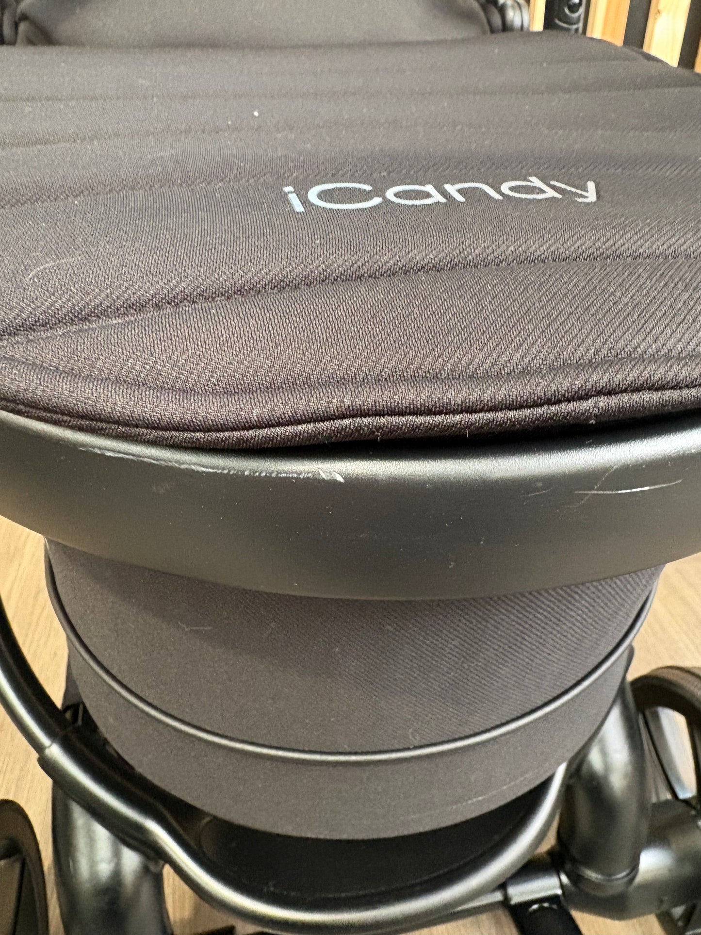PRE LOVED iCandy Peach 7 Travel System - Jet/Black
