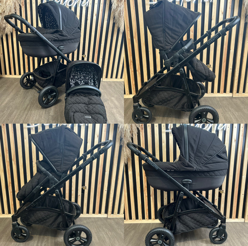 PRE LOVED Cosatto Wow Continental Pram + Pushchair - Silhouette