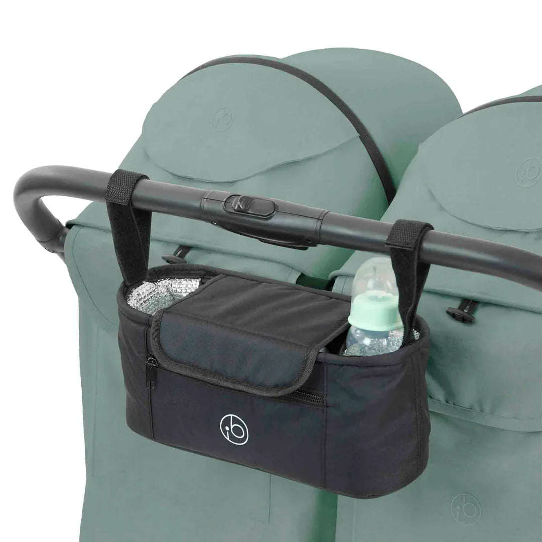 Ickle Bubba Aries Double Prime Autofold Stroller Bundle - Sage Green