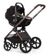 Venicci Upline3 Travel System Inc Tiago Car Seat & 360 Base 13 Piece Luxury Bundle - Sand