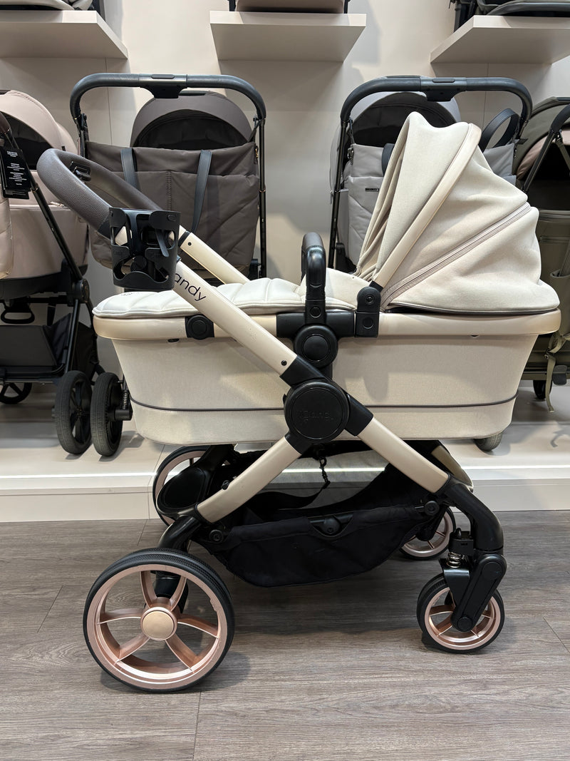 PRE LOVED iCandy Peach 7 Pram, Pushchair + Accessories - Biscotti