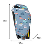 Cosatto On The Go i-Size Travel Car Seat - Itchy Feet Sky