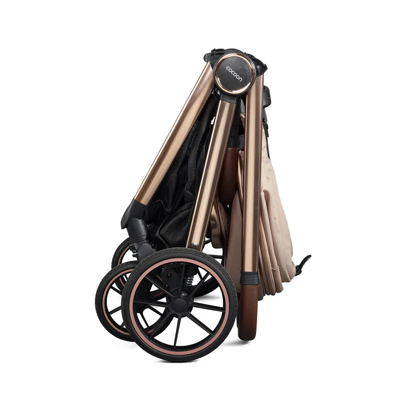 Mee-Go Cocoon Pushchair Bundle with Accessories – Toffee