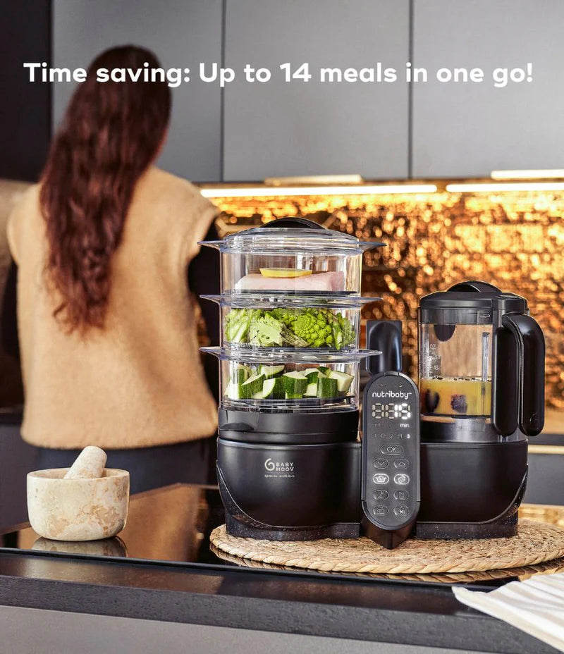 Babymoov Nutribaby+ XL Baby Food Maker - Black