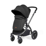 Ickle Bubba Stomp Luxe All-in-One i-Size Travel System with 360 Isofix Base (Nimbus) + Bubba&Me Bedside Crib – 14-Piece Bundle