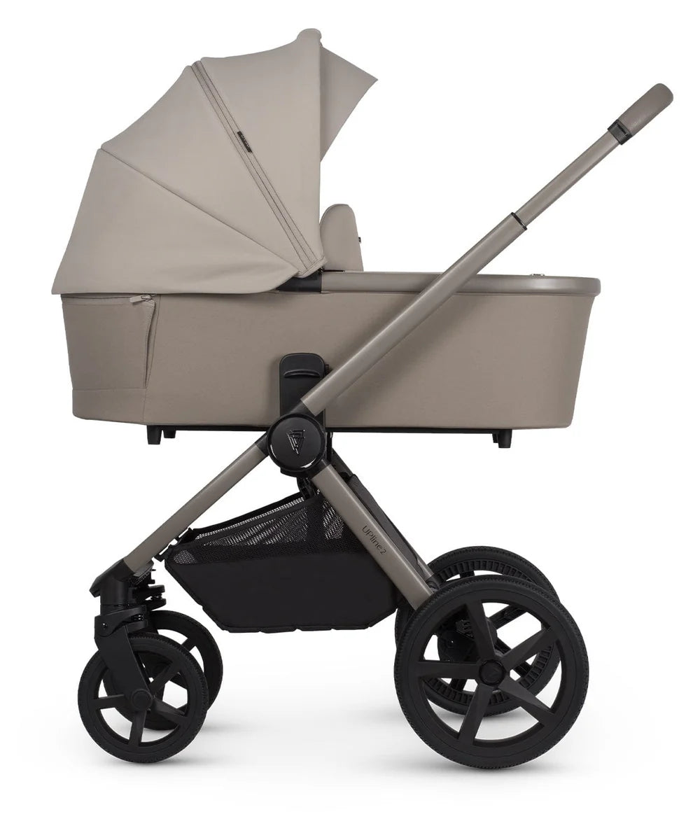 EX DISPLAY Venicci Upline2 Pushchair + Carrycot Bundle - Taupe