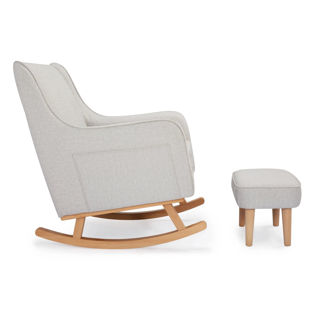 Babymore Ida Nursing Chair with Footstool – Cashmere