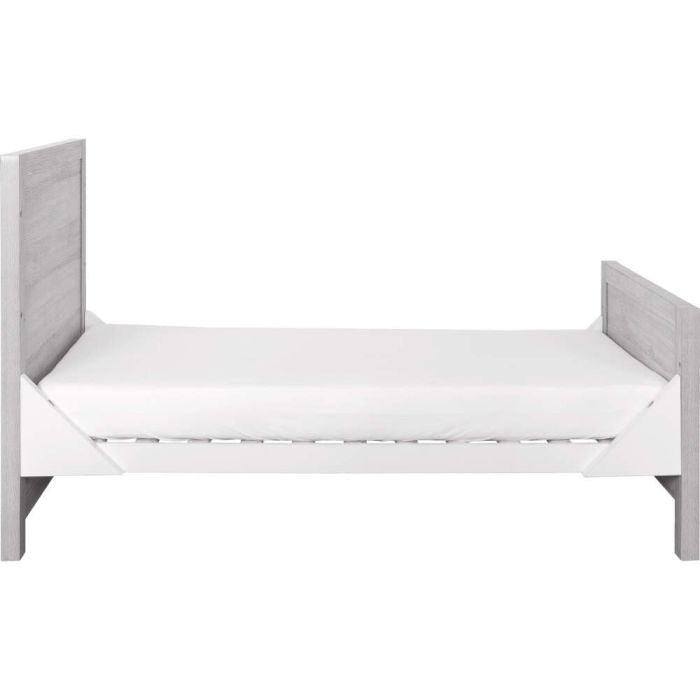 Tutti Bambini Modena Cot Bed - Grey Ash/White