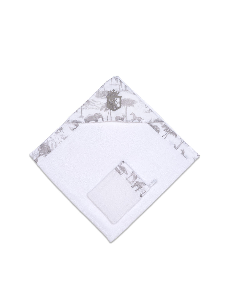 Funnababy Hooded Towel Set - Safari