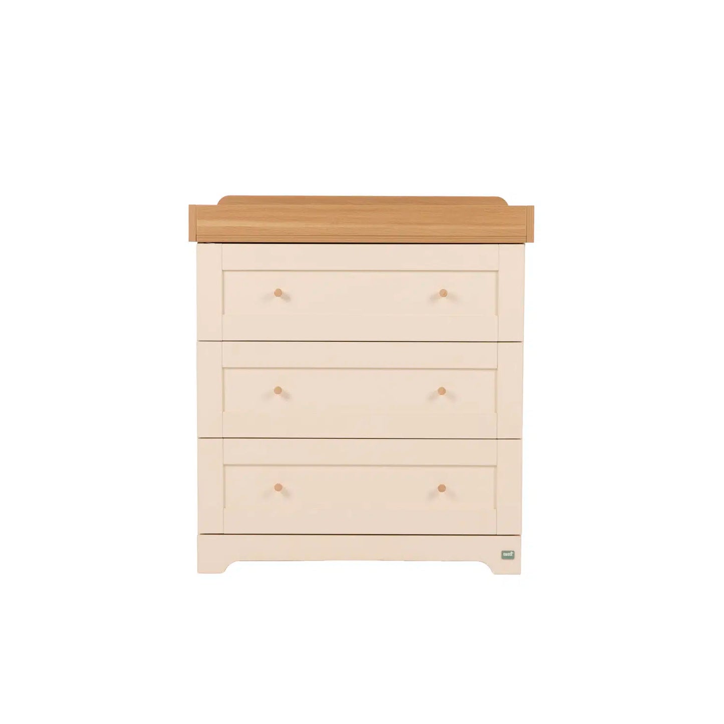 Tutti Bambini Rio 3 Piece Nursery Furniture Set – Cashmere/Honey Oak