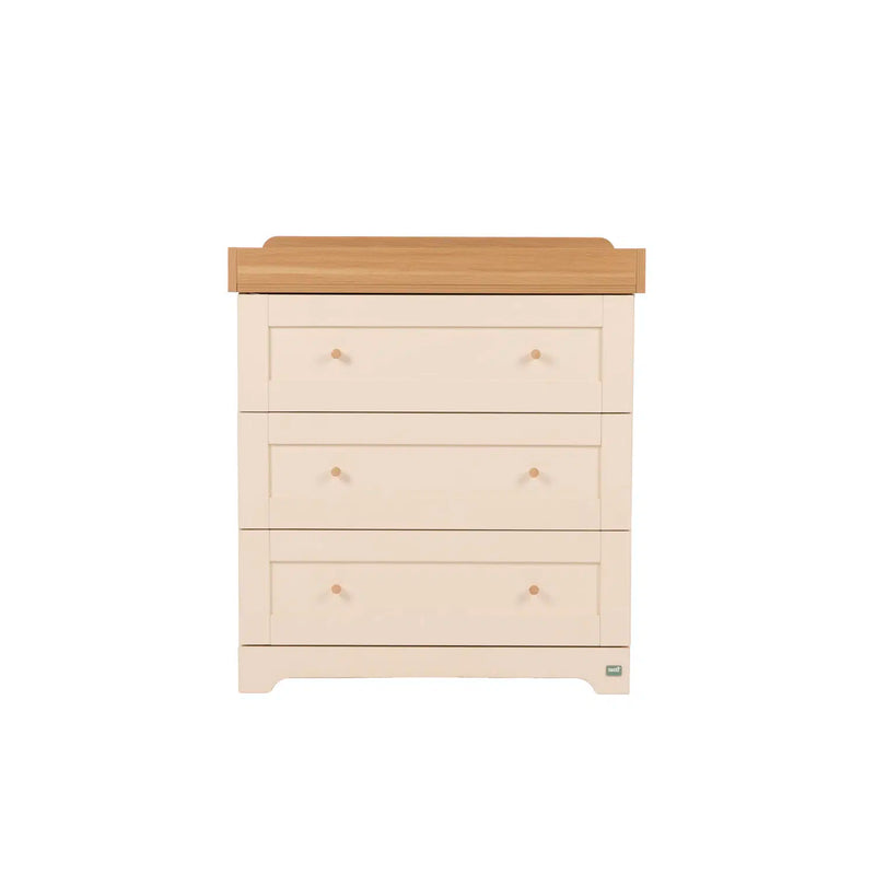 Tutti Bambini Rio 3 Piece Nursery Furniture Set – Cashmere/Honey Oak