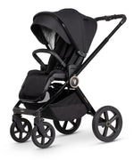 Venicci Upline2 Pushchair, Carrycot + Accessories Travel System Bundle - All Black