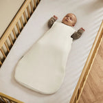 The Little Green Sheep Organic Muslin Baby Sleeping Bag in Ecru - 2.5 Tog
