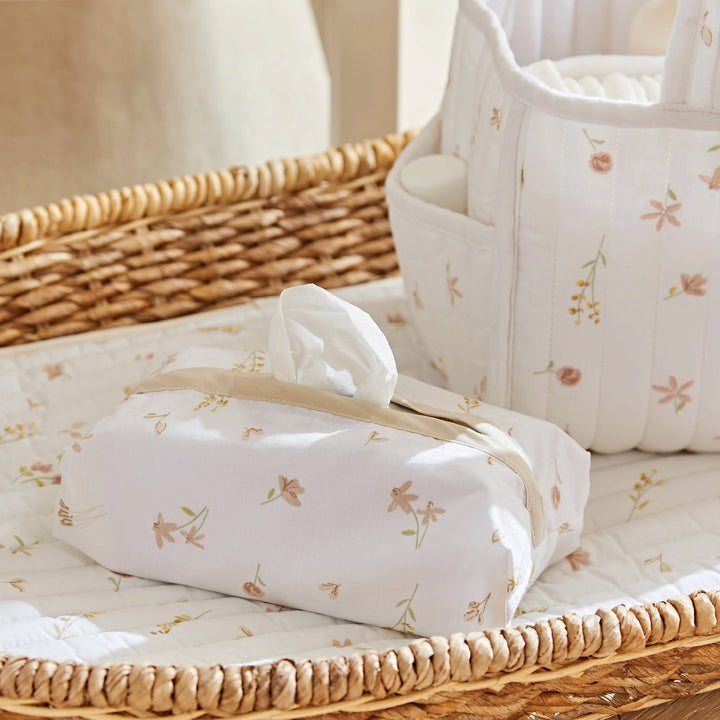 CuddleCo Nappy Caddy Set - Cashmere Meadow