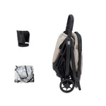 Babymore Yara Compact Stroller – Latte