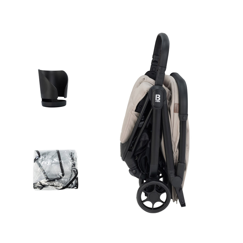 Babymore Yara Compact Stroller – Latte