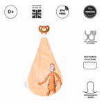 Matchstick Monkey All-In-1 Soother & Comforter - Tiger