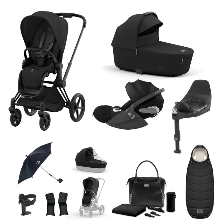 Cybex Priam Luxury Travel System Bundle - Sepia Black