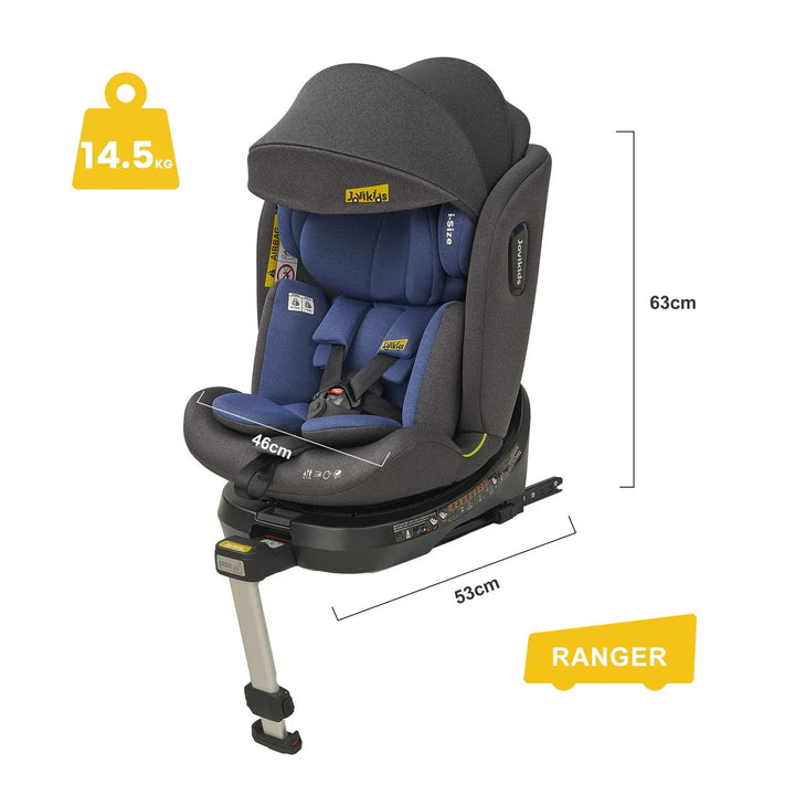 JoviKids Ranger Spin 360 Car Seat - Blue