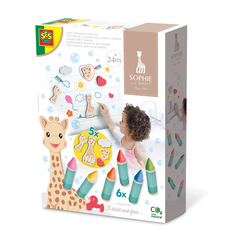 Sophie la Girafe Bath Crayons & Shapes