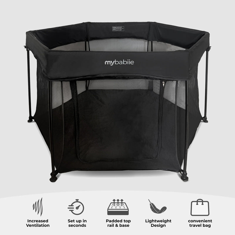 My Babiie Baby Playpen - Black
