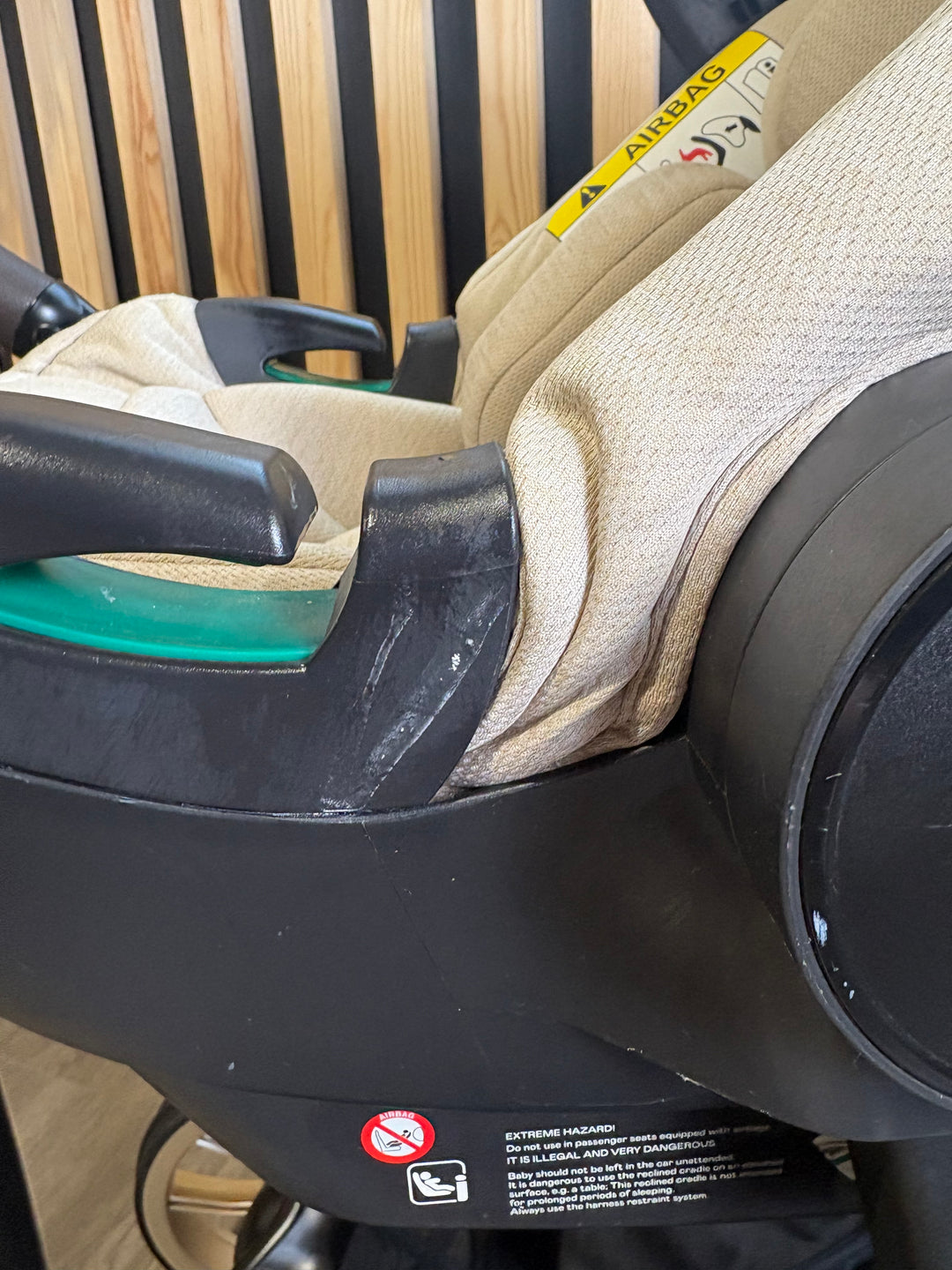 PRE LOVED iCandy Peach 7 w/ Cocoon Car Seat Travel System - Biscotti