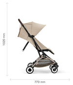 Cybex Orfeo Compact Travel Stroller - Dune Grey (2026 Model)